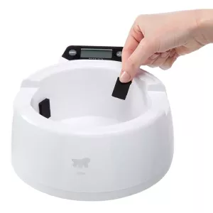 Ferplast Optima - Matskål med inbyggd våg, 850ml