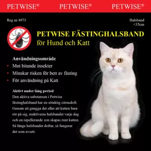 Petwise Fästinghalsband För Katt 35cm