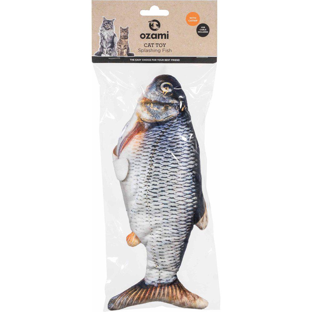 Kattleksak Sprattlande Fisk 30cm Mört