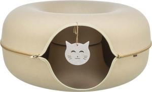 Trixie Lekdonut, filt, Ø 60 cm, beige