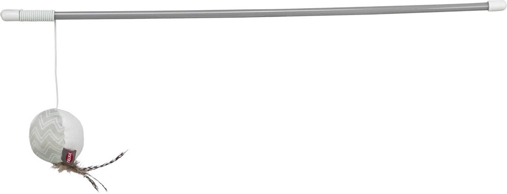 Trixie Kattvippa med Boll & Fjädrar, Plast/Plysch, 46cm
