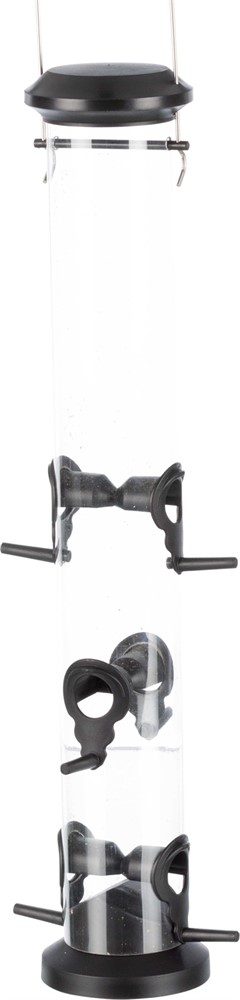 Vildfågelmatare, 1,000ml/13x48x13cm, svart
