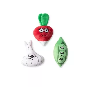 Fringe Hundleksakset Grönsak 3-p