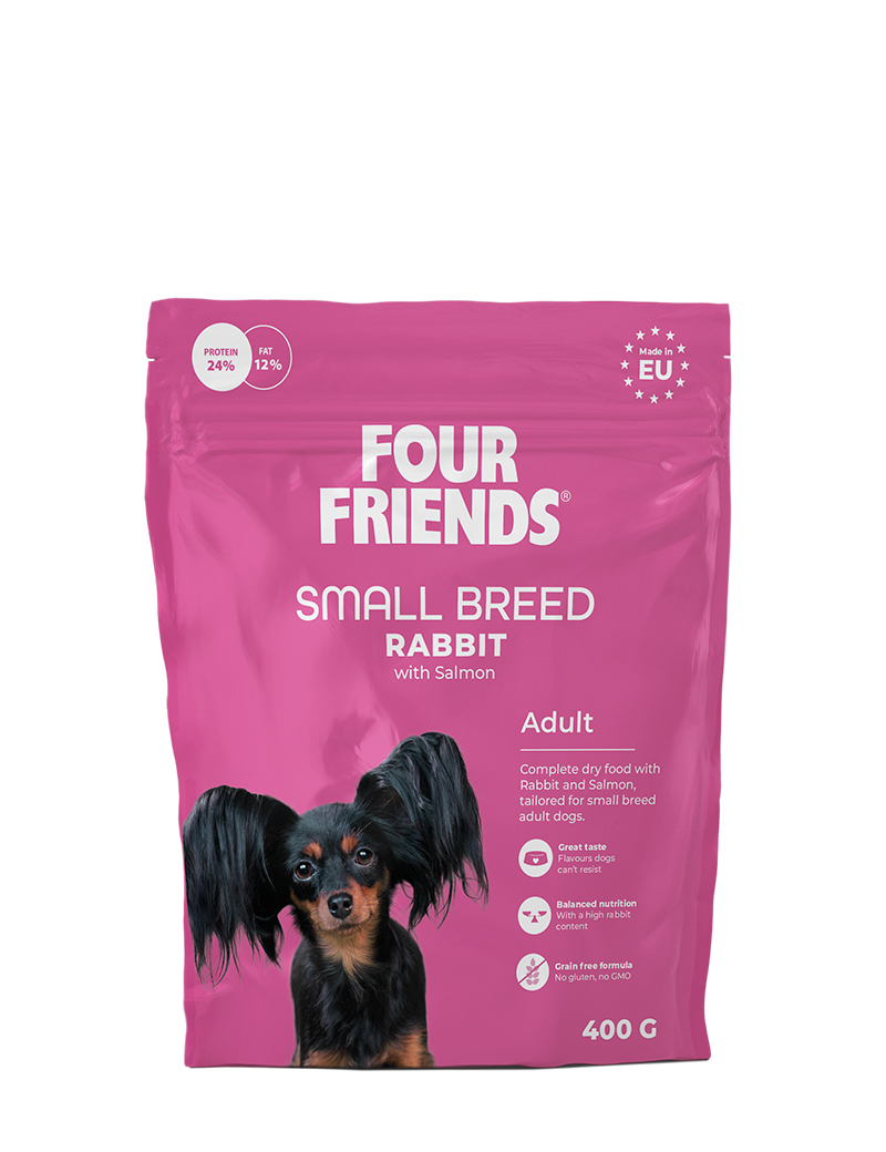Four Friends Small Breed Rabbit 400g