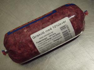 Emmzo Griskött med 10% lever 500g