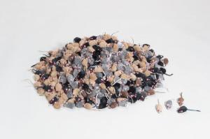 Kattleksak Pälsmus 5cm