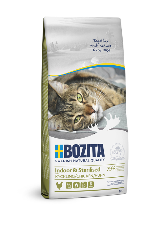 Bozita Indoor & Ster 2kg Chicken