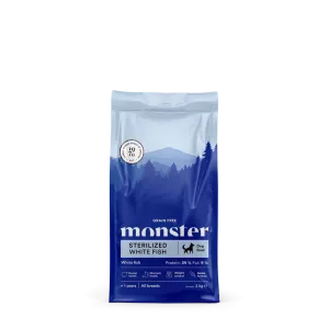 Monster Dog GF Sterilized White Fish 2 kg