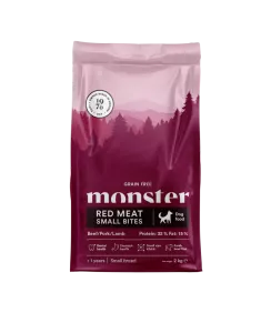 Monster Dog GF Ad Red Meat Small bites 2 kg