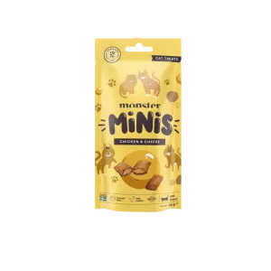 Monster Cat Minis Treats Chicken & Cheese 60g