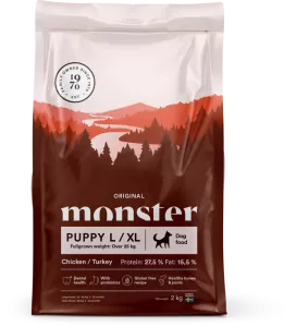 Monster Dog Orig. Puppy L/XL Chick/Turkey 2kg