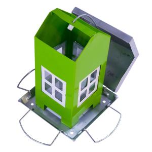 Nobby Vildfågel Fröautomat Alis, 12 x 12 x 19 cm, Grön