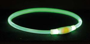Flash light ring USB, S-M:40cm, 8mm, grön