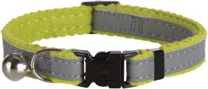 Katthalsband m snabblås, ställbar, bjällra, reflex