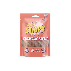 POW! Rewarding Rabbit Strips 100g