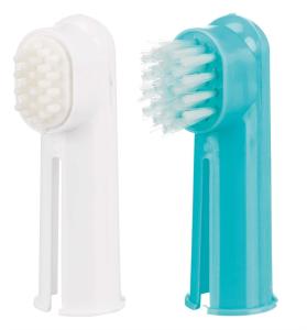 Trixie Tandborstset för fingertopp, 6 cm, 2-pack