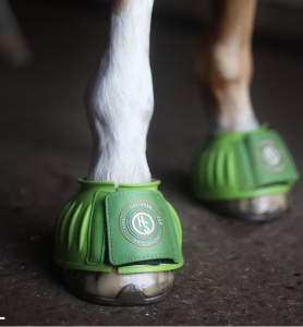 Hansbo Sport Gummiboots m Kardborre Lime M