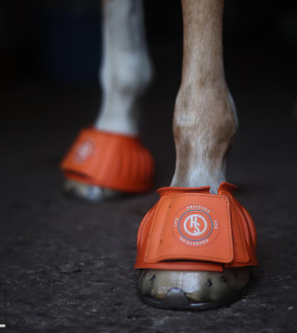 Hansbo Sport Gummiboots m Kardborre Orange M