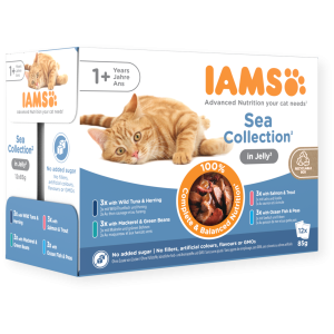Iams Cat Adult Havfisk -fisk i gelé 12x85g