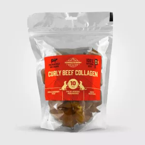 Town & Country Curly Beef Collagen 15cm 10-p
