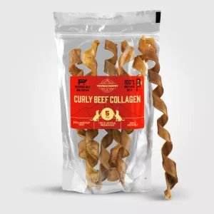 Town & Country Curly Beef Collagen 30cm
