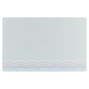 Matskålsunderlägg waves, 44 × 28 cm, grå