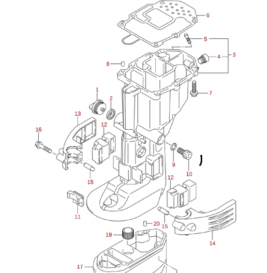 Lock motorbussning Suzuki