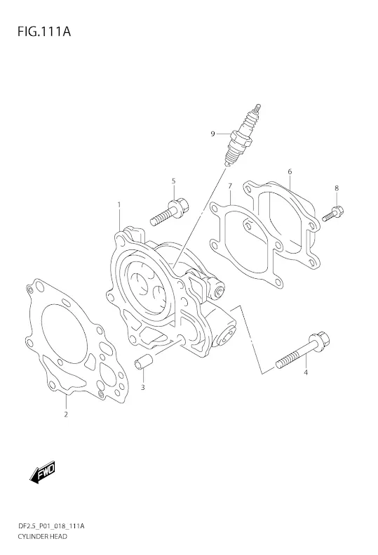 Topplocksbult Suzuki