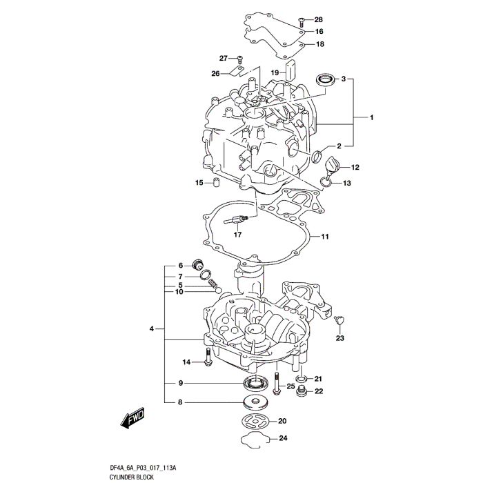 Lock vevhusventilation Suzuki