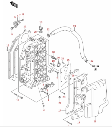 Ventilkåpspackning Suzuki