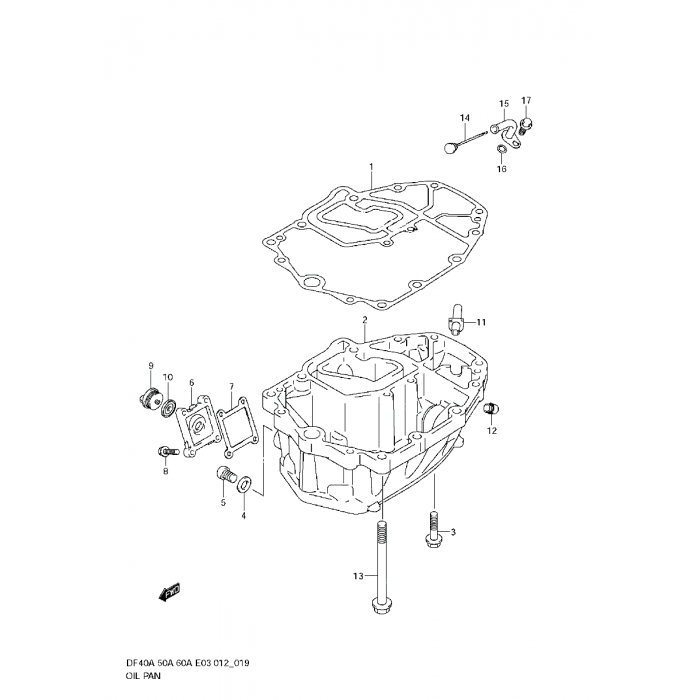 Packning oljekylning Suzuki
