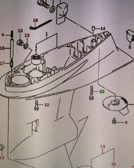 Växelhusdelar Suzuki