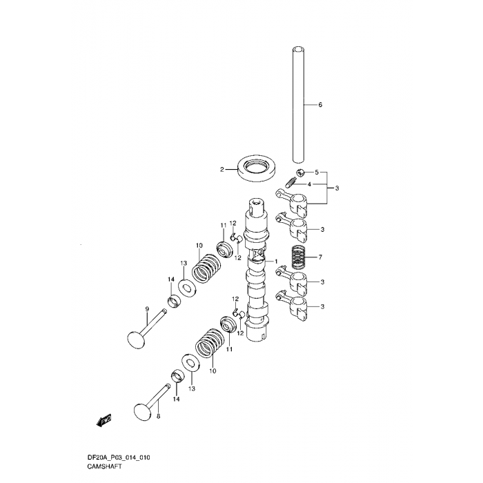 Bricka/säte ventil Suzuki