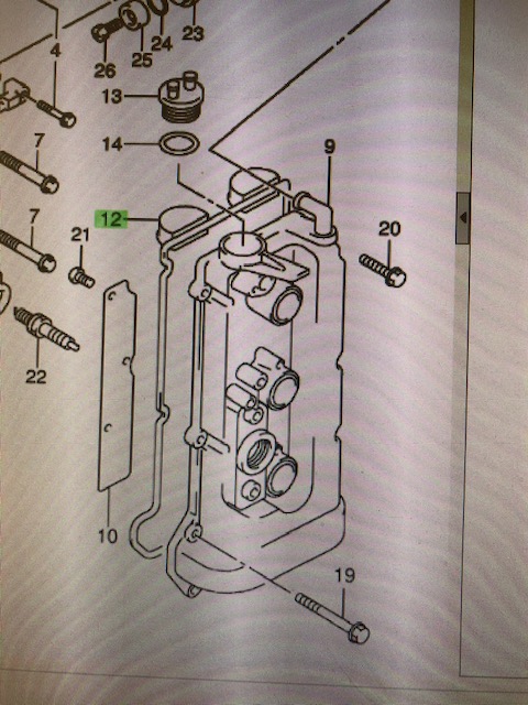 Ventilkåpspackning Suzuki