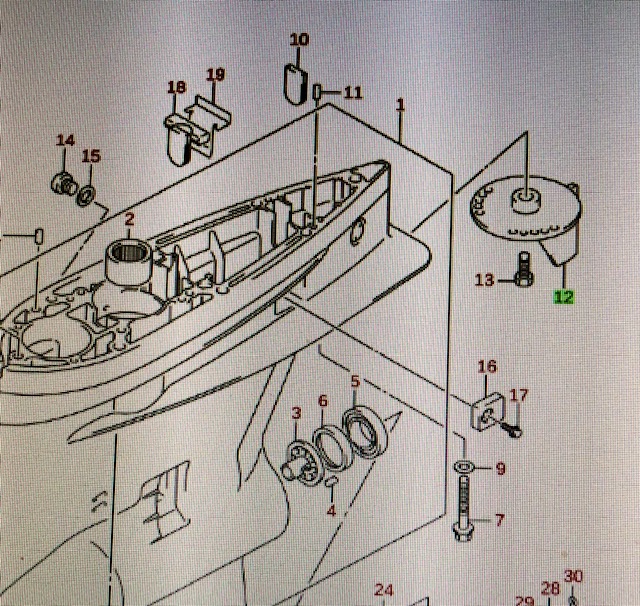 Växelhusdelar Suzuki