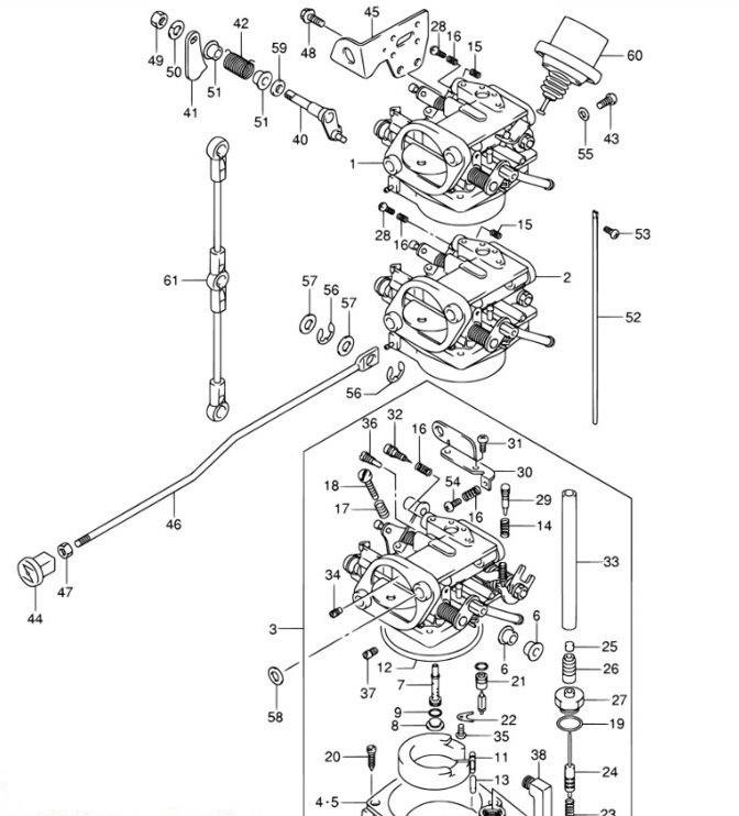 Plugg förgasare Suzuki