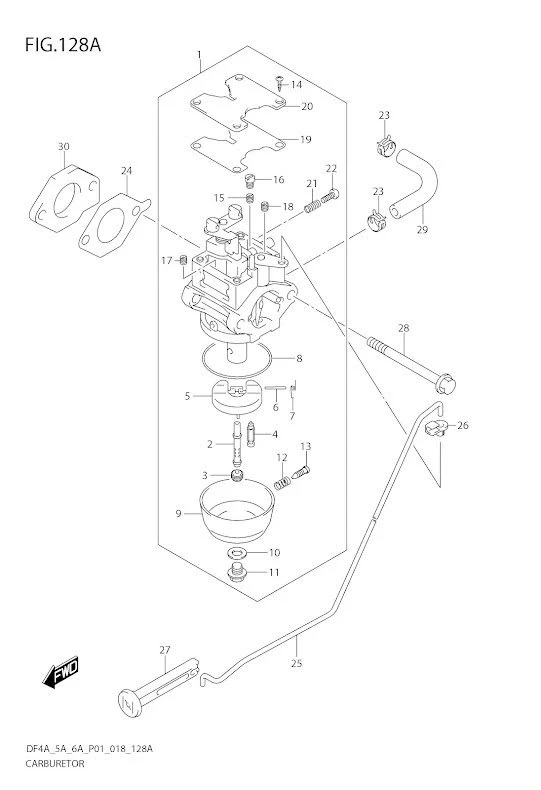 Täckplåt förgasare Suzuki