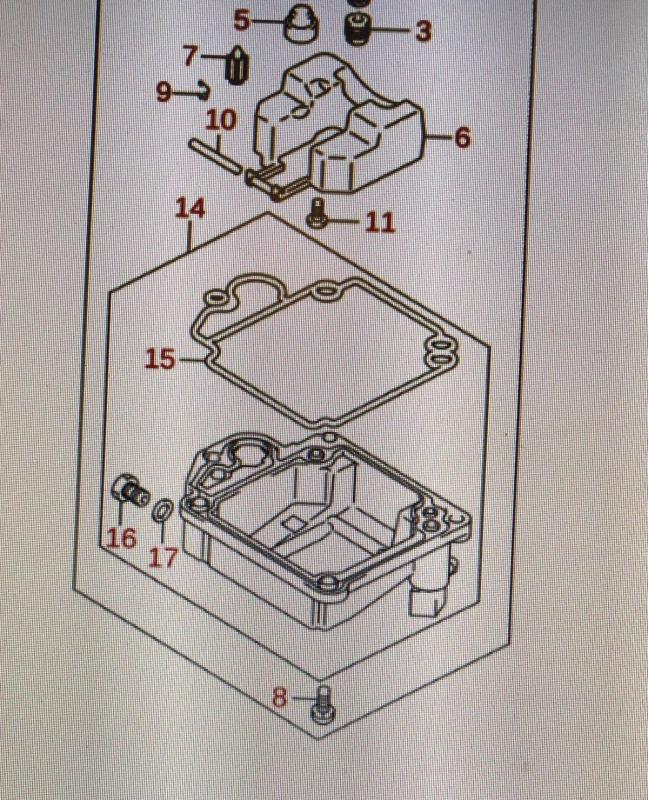Packning dräneringsskruv Suzuki