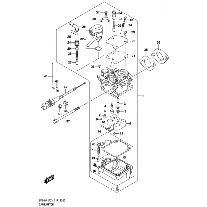 Hållare förgasare Suzuki