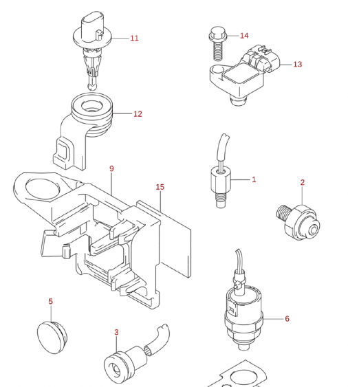 Hållare sensor Suzuki