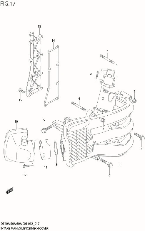 Hållare insugsdämpare Suzuki