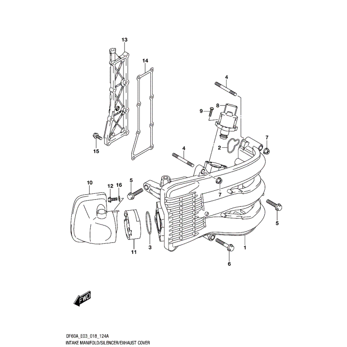Hållare insugsdämpare Suzuki