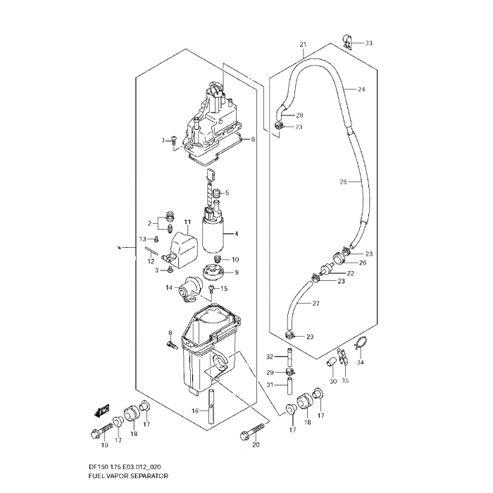 Hållare bränslepump Suzuki