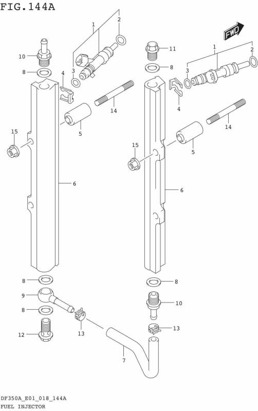 Tätning insprutare Suzuki