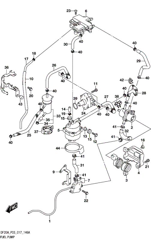Bränslekylare Suzuki