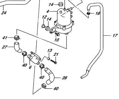 Bränslekylare Suzuki