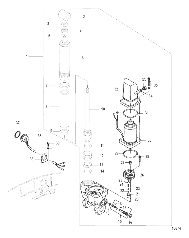 Manuell releaseventil Mercury