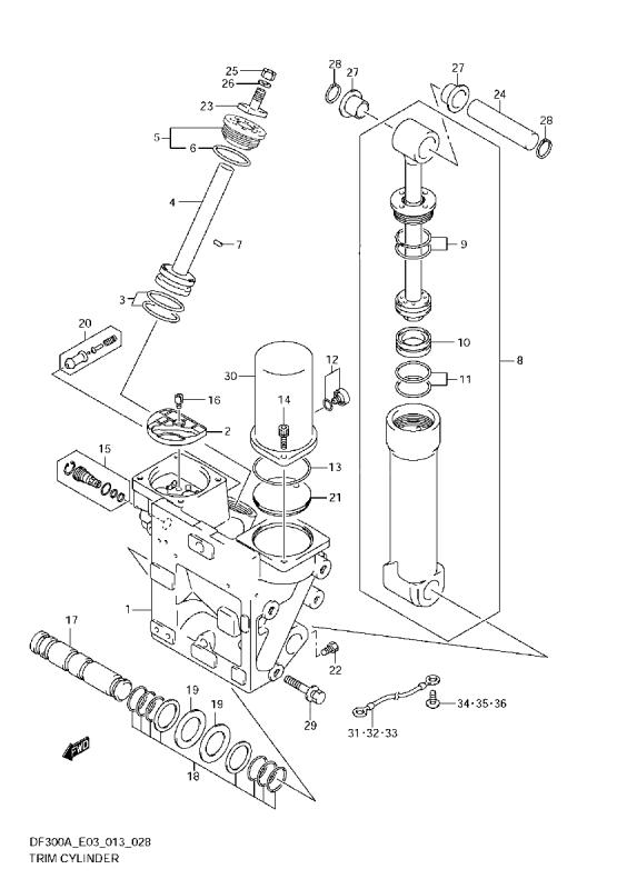 Trimpinne övre Suzuki