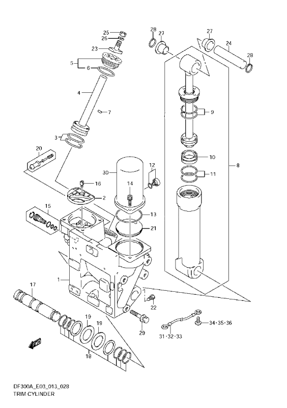 Manuell releaseventil Suzuki