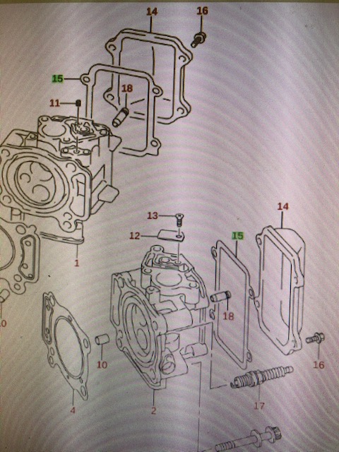 Ventilkåpspackning Suzuki